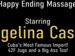 Elită masaj și pasarica fucking&excl; cubanez stunner angelina castro devine dicked&excl;
