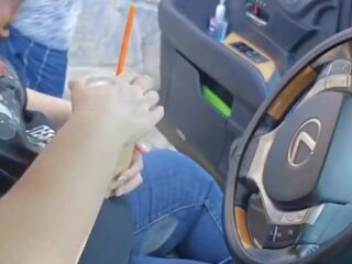 I Asked A Stranger On The Side Of The Street To Jerk Off And Cum In My Ice Coffee &lpar;Public Masturbation&rpar; Outdoor Car porn