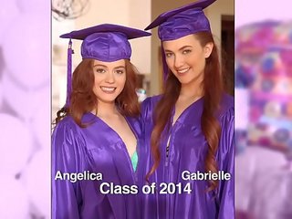 Girls gone ýabany - sürpriz graduation weçerinka for teens ends with lezbiýanka xxx clip