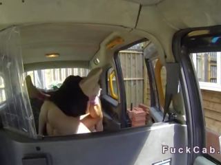 Cab șofer fucks uriaș tate pornstar pe securitate cams