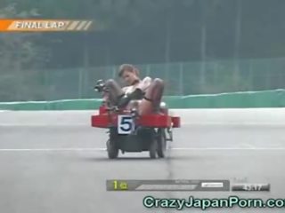 Witzig japanisch xxx klammer race!